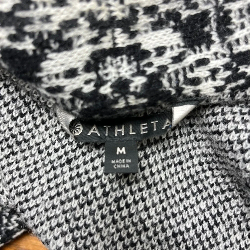 ATHLETA Wool Cashmere Wyeth Ombre Cardigan Sweater Jacket Coat Sz M‎ Long